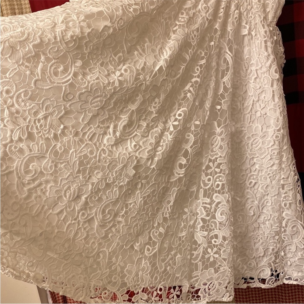 Torrid crochet lace sweetheart cut dress - Picture 13 of 13